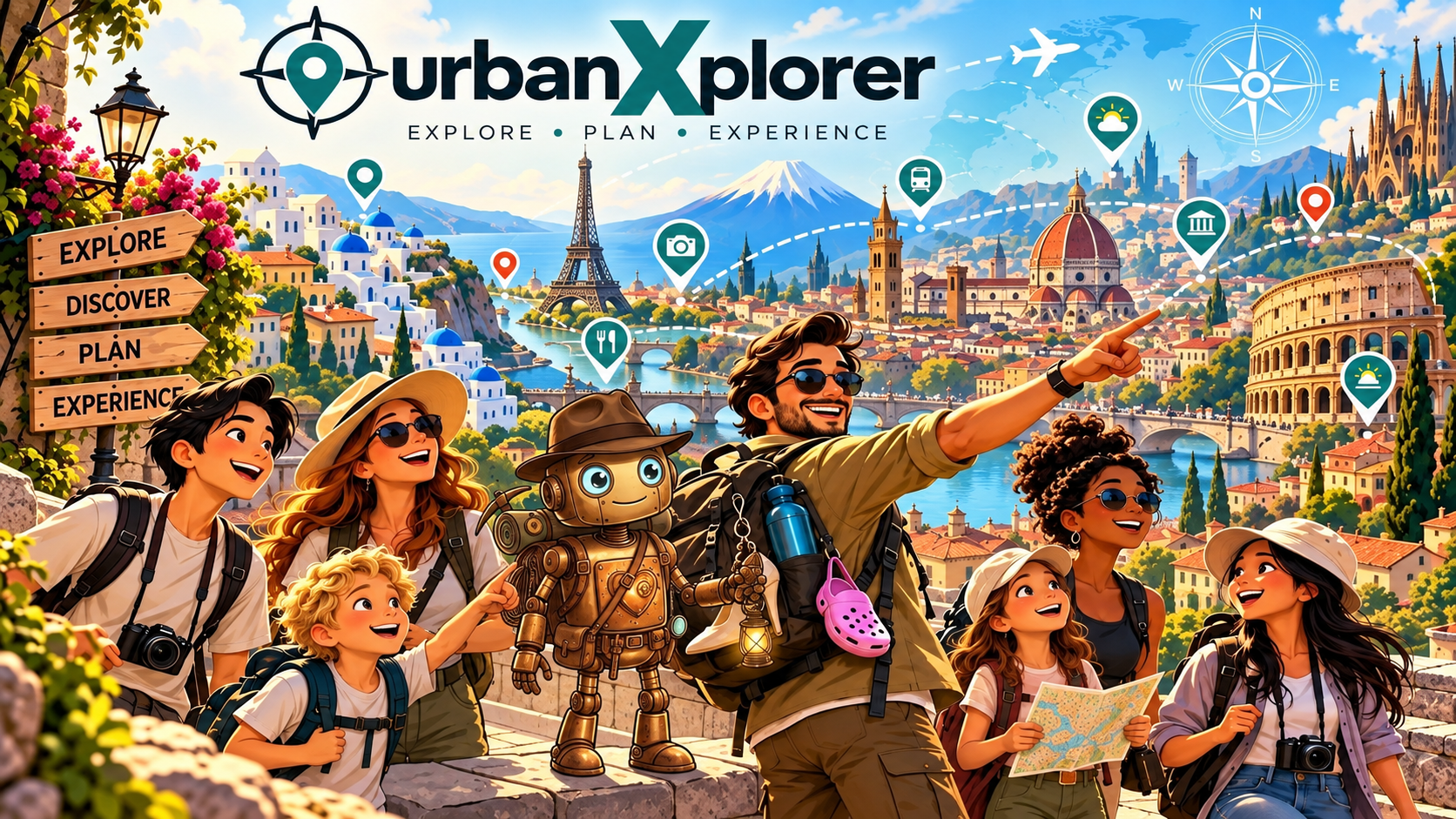 urbanXplorer — Explore, Plan, Experience
